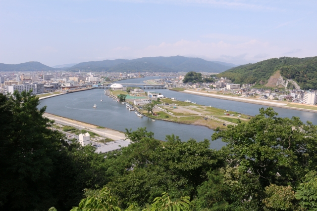 石巻市内の風景